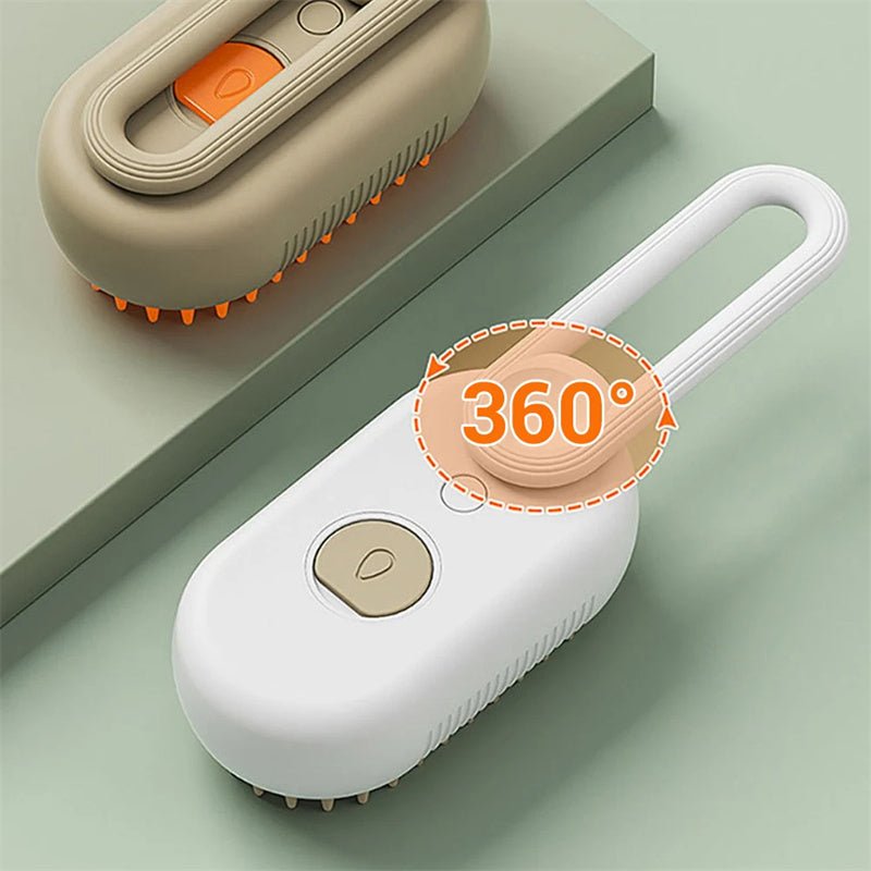 3-in-1 Electric Steam Pet Grooming Brush - Valence & Co.
