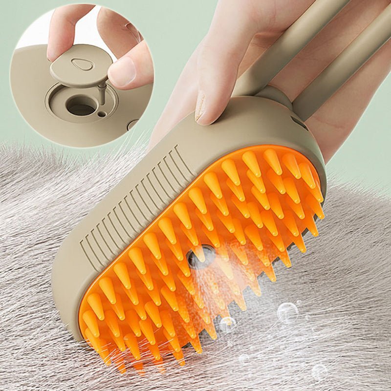 3-in-1 Electric Steam Pet Grooming Brush - Valence & Co.