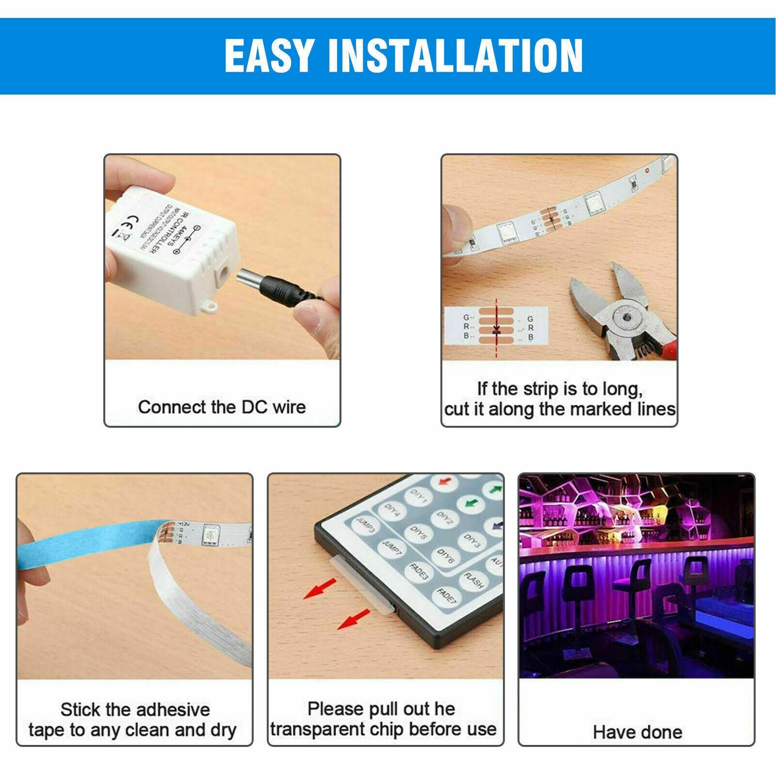 32FT Waterproof LED Strip Lights with Remote - Valence & Co.