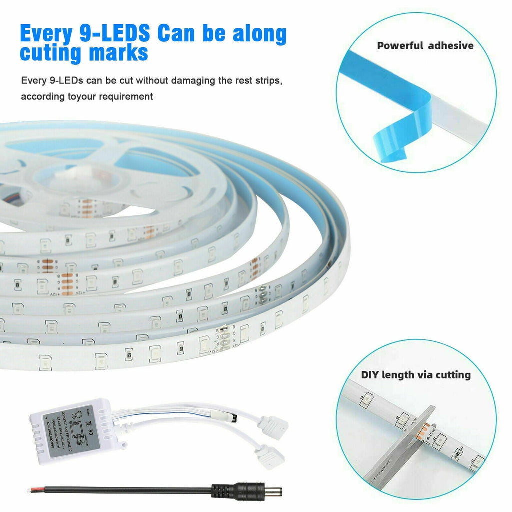 32FT Waterproof LED Strip Lights with Remote - Valence & Co.