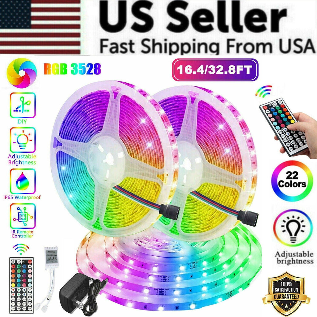 32FT Waterproof LED Strip Lights with Remote - Valence & Co.