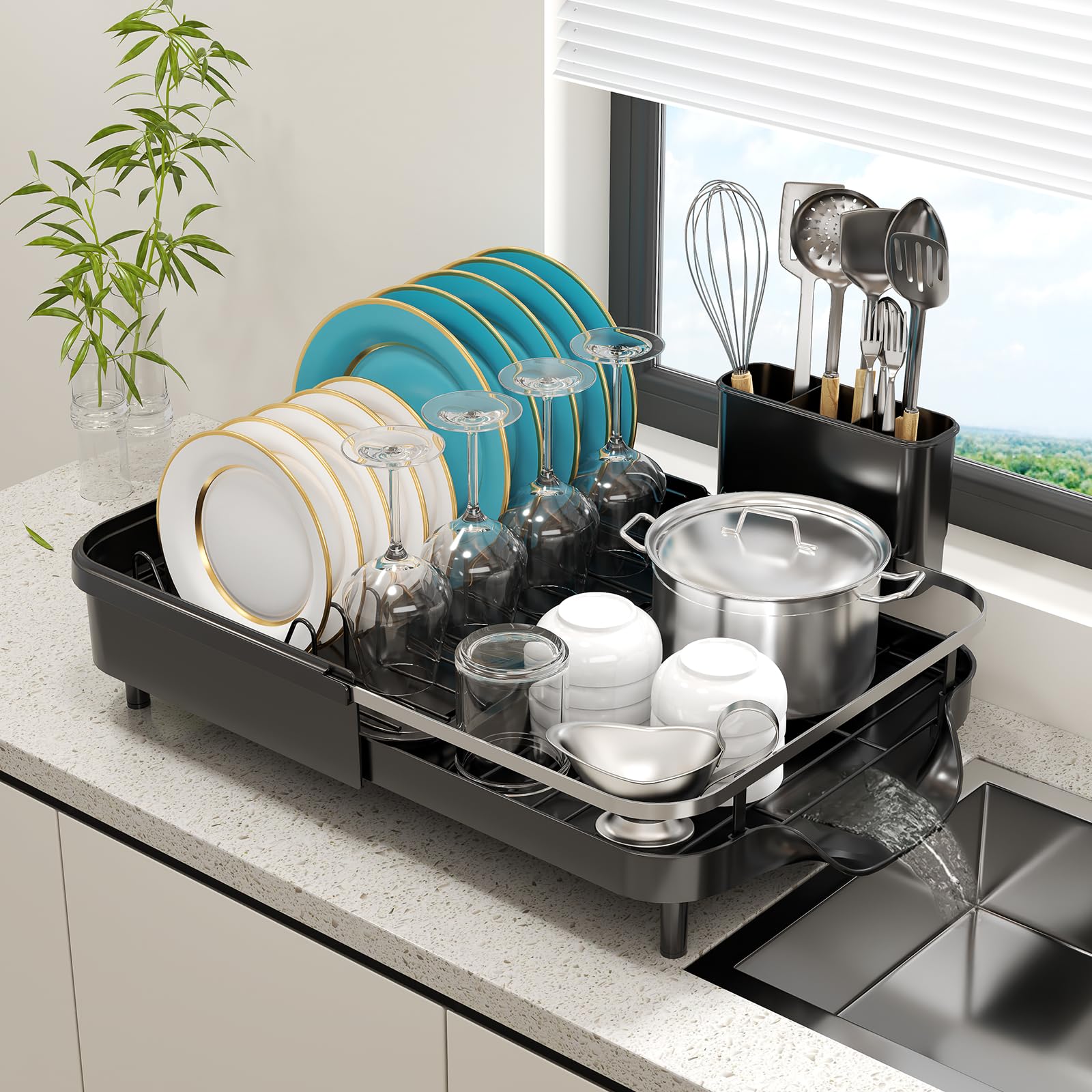 Expandable Dish Drying Rack - Valence & Co.
