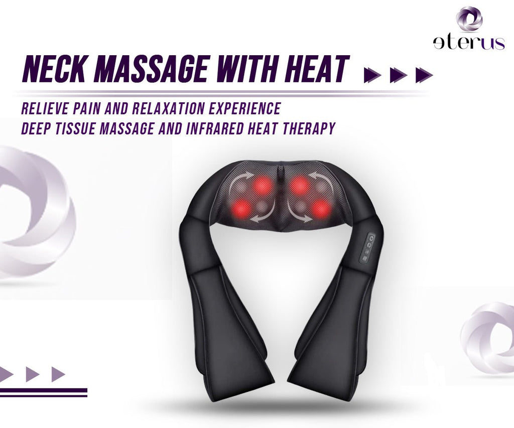 Neck and Shoulder Massager w/Heat - Valence & Co.