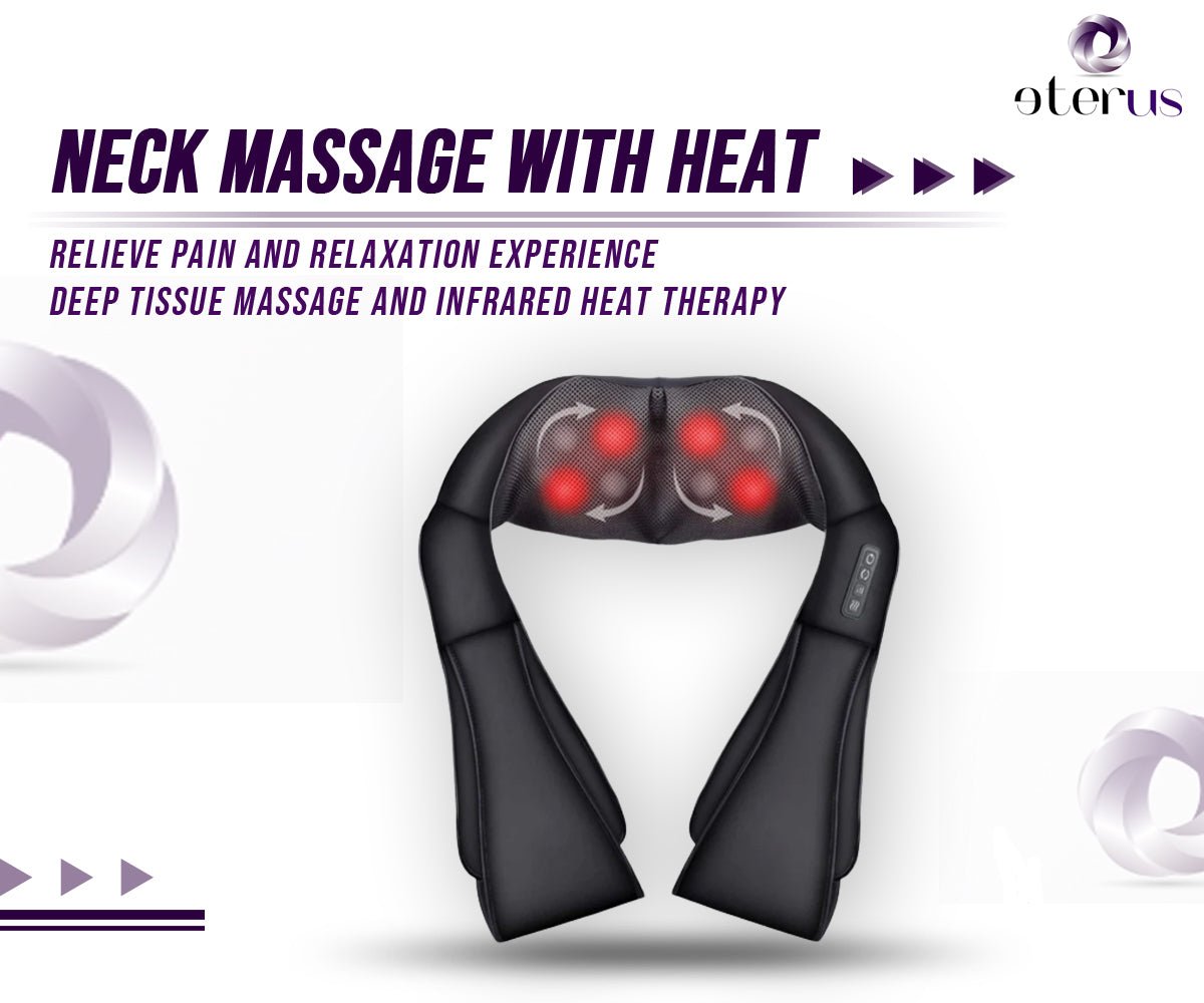 Neck and Shoulder Massager w/Heat - Valence & Co.