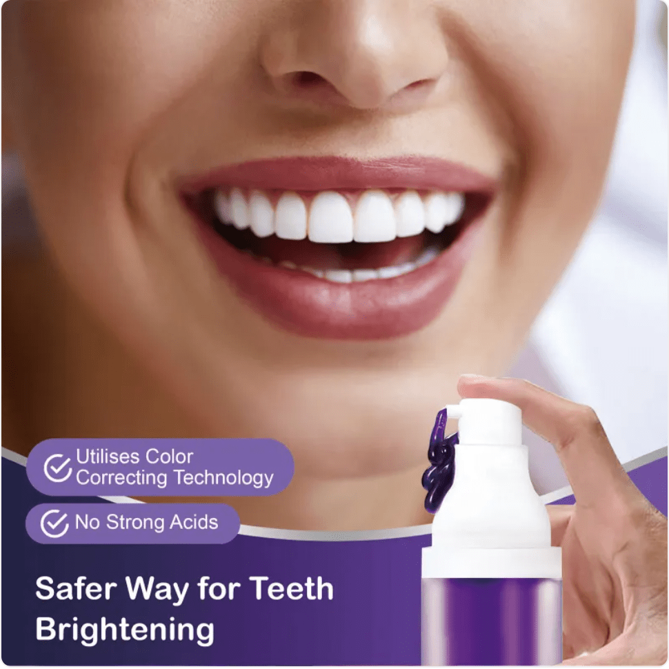 Purple Teeth Whitening Toothpaste - Valence & Co.