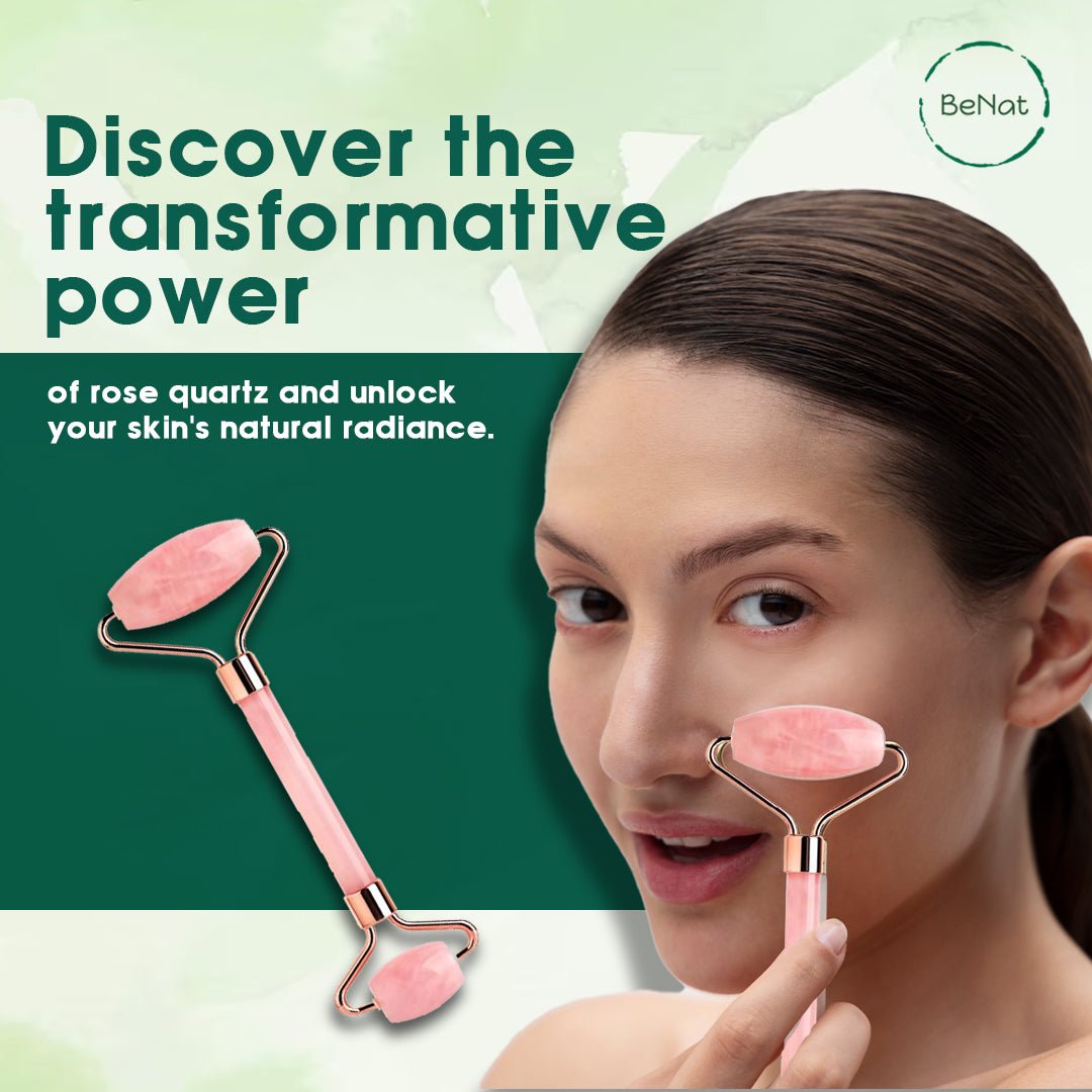 Rose Quartz Face Roller - Valence & Co.