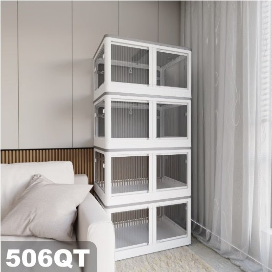 Transparent Stackable Storage Bins - Valence & Co.