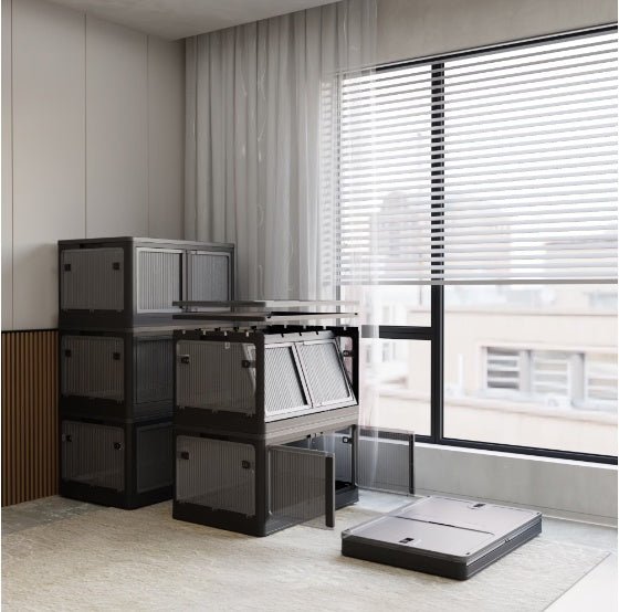 Transparent Stackable Storage Bins - Valence & Co.