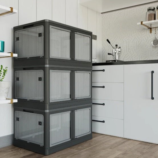 Transparent Stackable Storage Bins - Valence & Co.