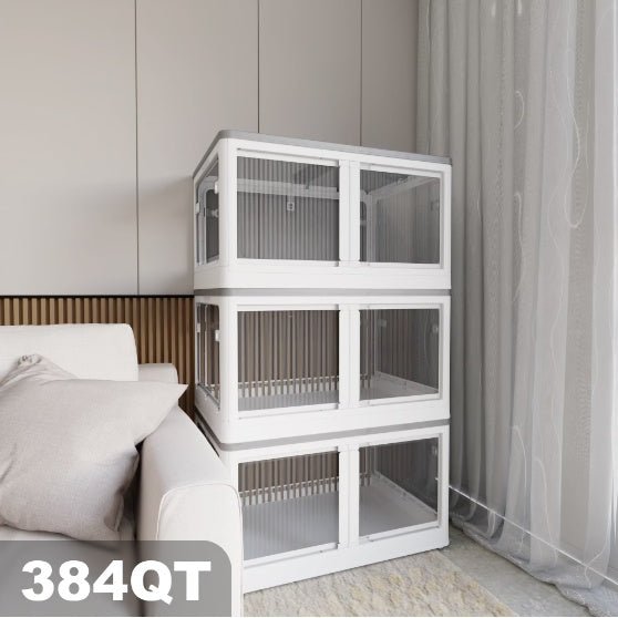 Transparent Stackable Storage Bins - Valence & Co.